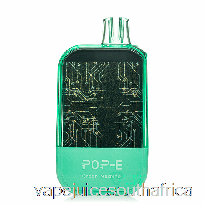 Vape Juice South Africa Pop-E 10000 Disposable Green Machine